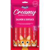 Drools Salmon & Skipjack Creamy Treat Pouch For Cats