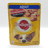 Pedigree Chicken And Liver Chunks Adult Wet Food For Dogs