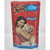 Drools Real Chicken and Chicken Liver Chunks Puppy Wet Food For Dogs