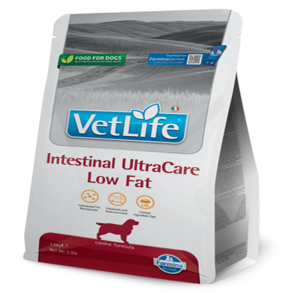Farmina Vet Life Intestinal UltraCare LowFat  Dry Food For Dogs