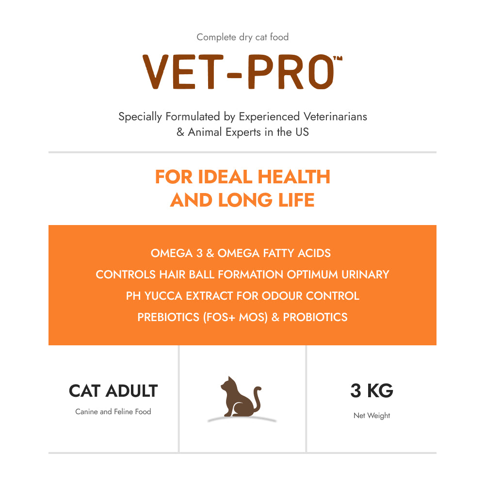 Vet-Pro Adult Dry Food For Cats