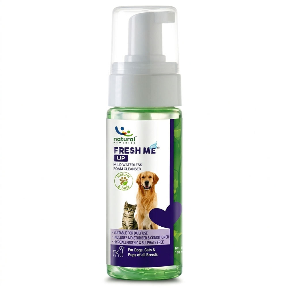 Natural Waterless Foam Cleanser for Dogs & Cats