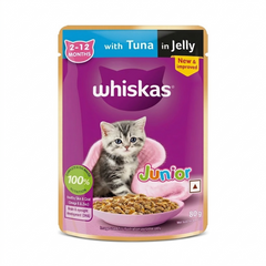 Whiskas Tuna in Jelly Kitten Cat Wet Food (80g)