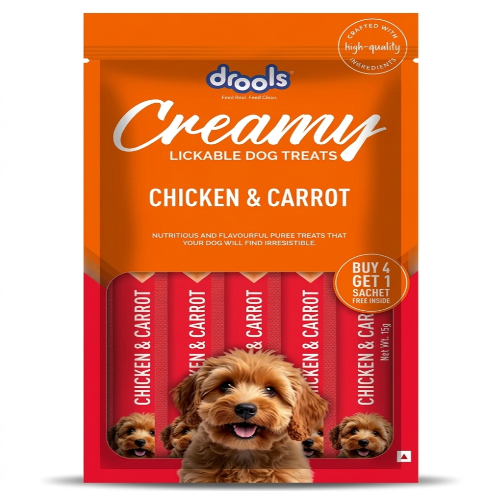 Drools Chicken & Carrot Creamy Dog Treats