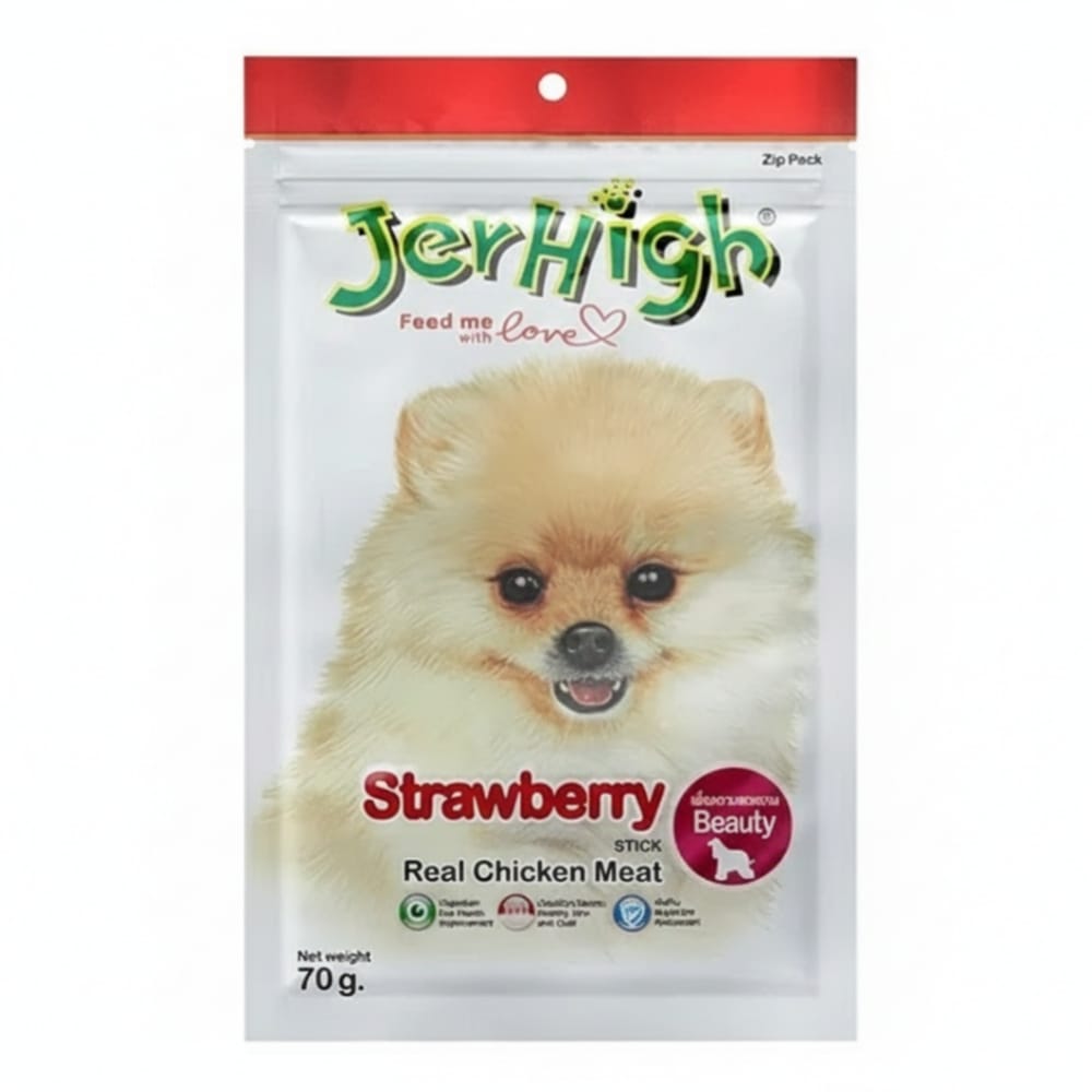 JerHigh Chicken Strawberry Dog Treats