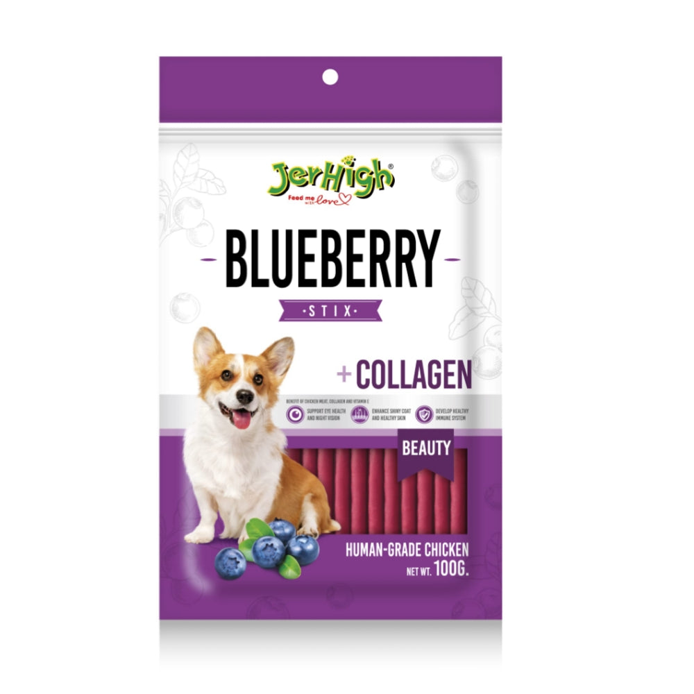 JerHigh Blueberry Stix Dog Treats