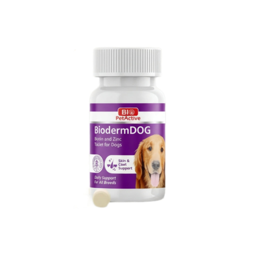 Bio PetActive Bio Derm Tablets for Dogs – 75 Tablets