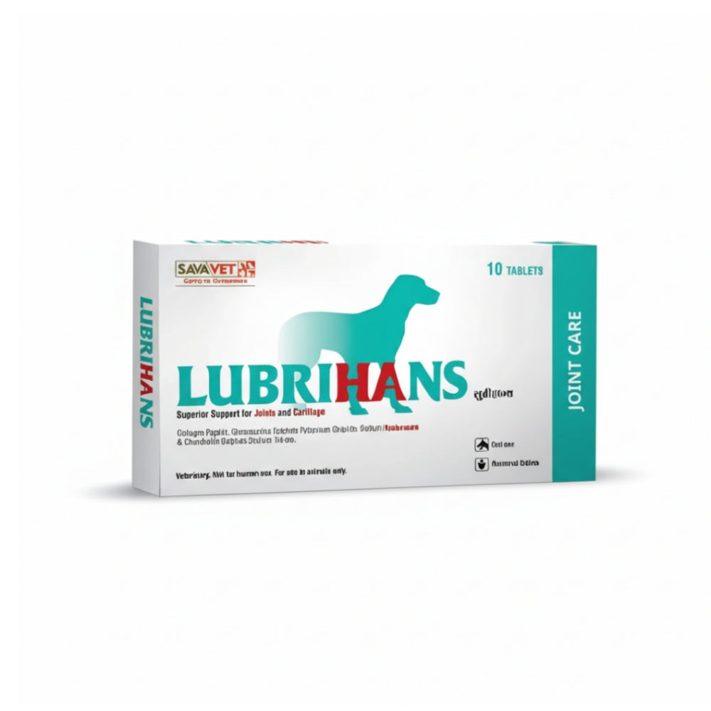Savavet Lubrihans Joint Support Tablet for Dogs (Pack of 30 Tablets)