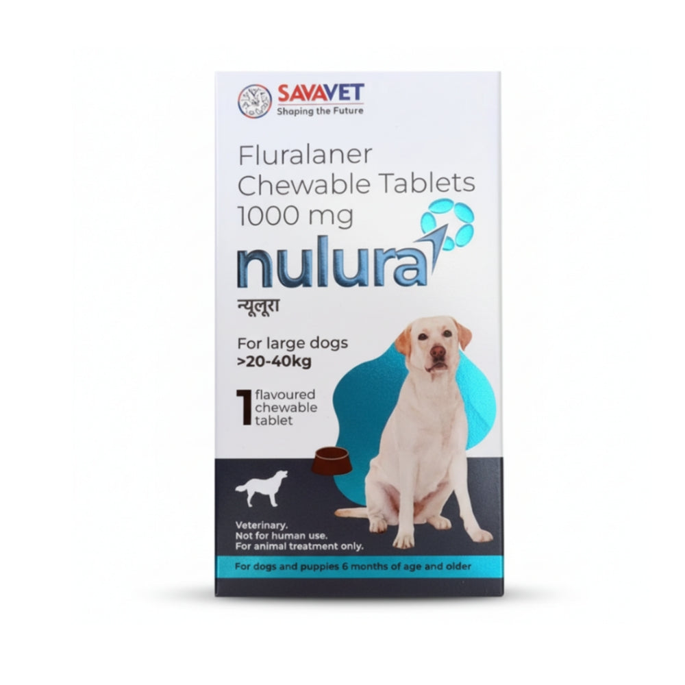 Savavet Nulura (Fluralaner) Tick & Flea Tablet for Large Dogs (20 to 40 kg)