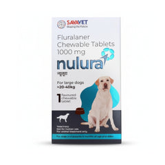 Savavet Nulura (Fluralaner) Tick & Flea Tablet for Large Dogs (20 to 40 kg)
