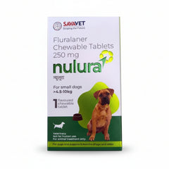 Savavet Nulura (Fluralaner) Tick & Flea Tablet for Small Dogs (4.5 to 10 kg)