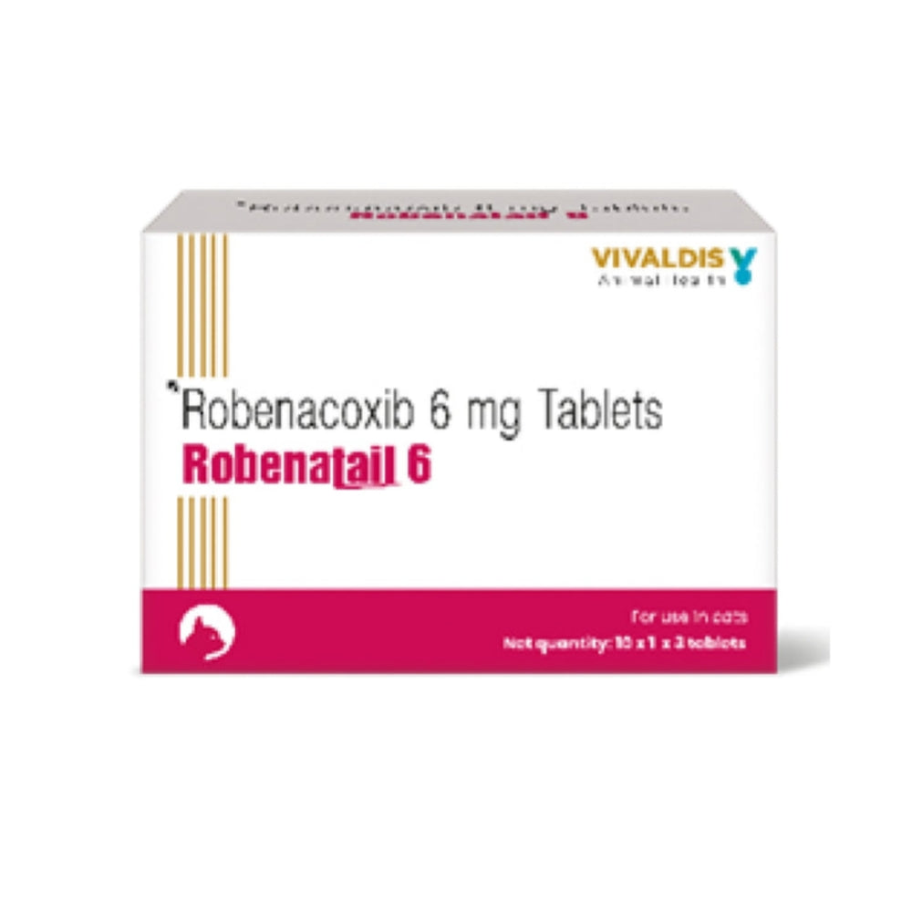 Vivaldis Robenatail (Robenacoxib 6mg) Painkiller Tablet for Cats