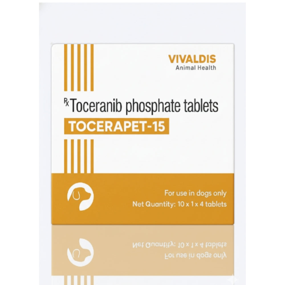 Vivaldis Tocerapet 15mg (Toceranib Phosphate) Tablets for Dogs