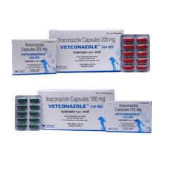 Vetconazole Capsules – 100mg / 200mg for Dogs & Cats