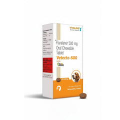 Vivaldis Vetecto 500 (Fluralaner) Chewable Tablet for Dogs – 1 Tablet