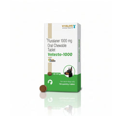 Vivaldis Vetecto 1000 (Fluralaner) Chewable Tablet for Dogs – 1 Tablet