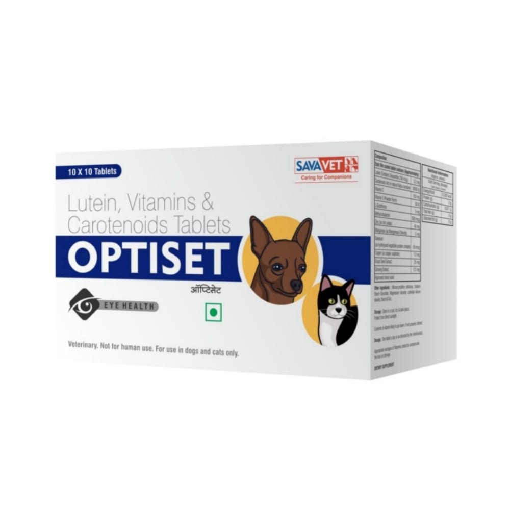 Optiset Tablets – Eye Health Support for Dogs & Cats