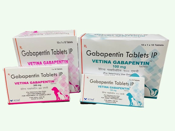 Vetina Gabapentin-300 mg Tablets For Dogs & Cats