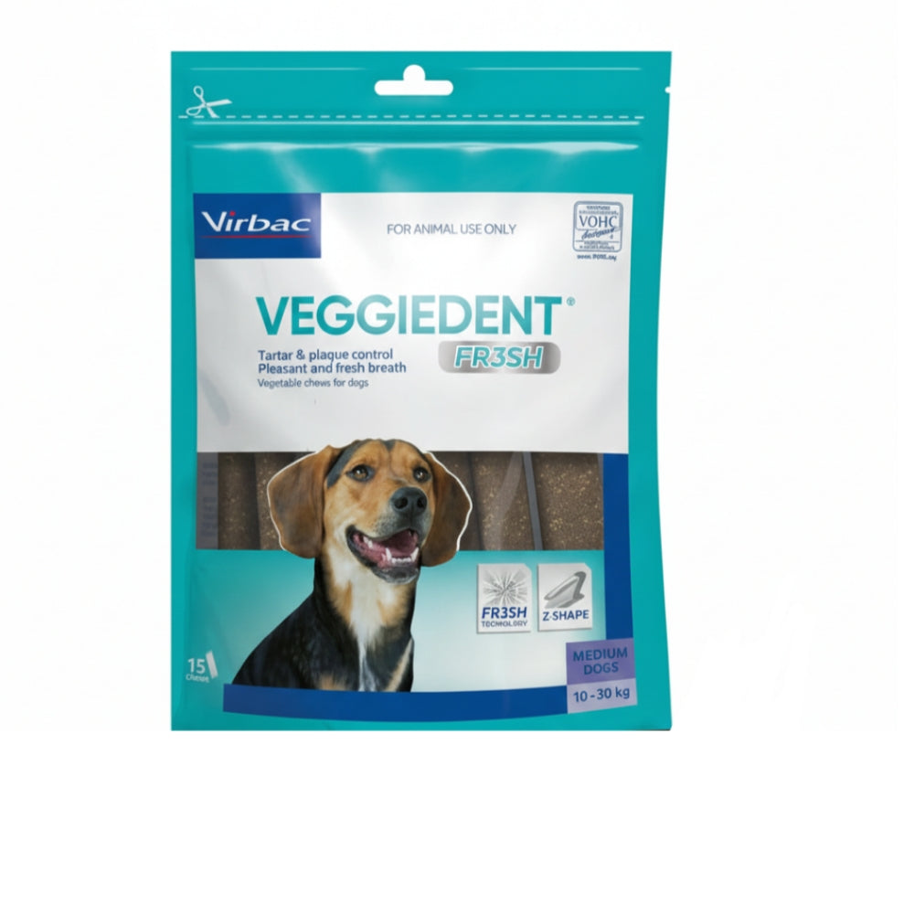Virbac Veggiedent Dental Chew For Medium Dogs
