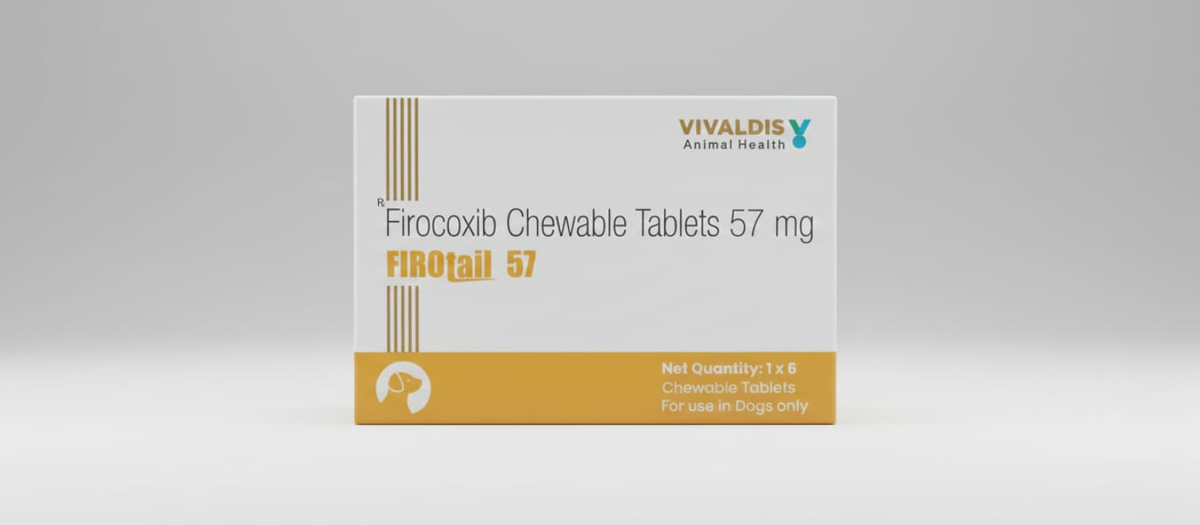 Vivaldis Firotail 57MG – Pain Relief for Dogs & Puppies
