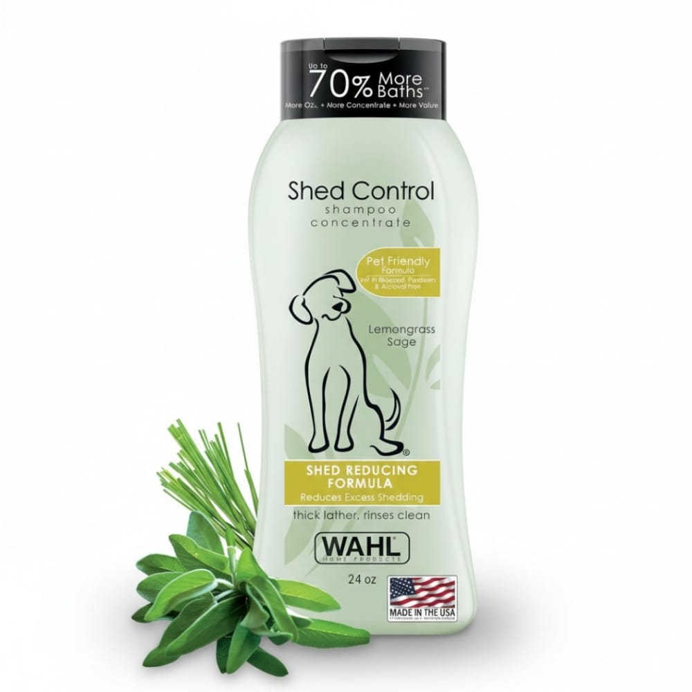 Wahl Shed Control Shampoo for Dogs (Lemongrass & Sage)