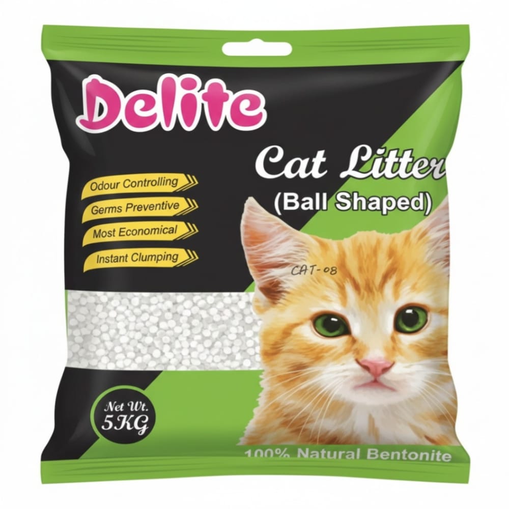 Delite Bentonite Ball Shaped Cat Litter - 5kg