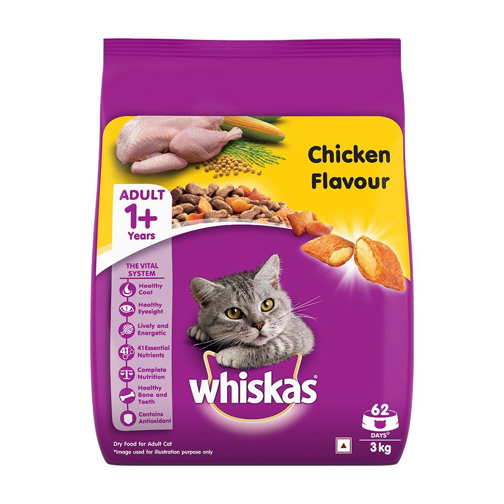 Whiskas Adult Dry Food, Chicken