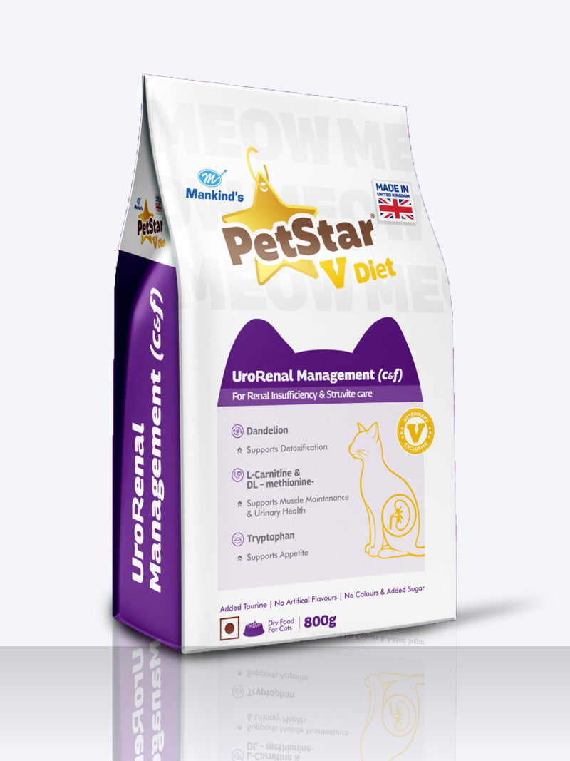 Mankind Petstar Cat Dry Urorenal Management Renal [800G]