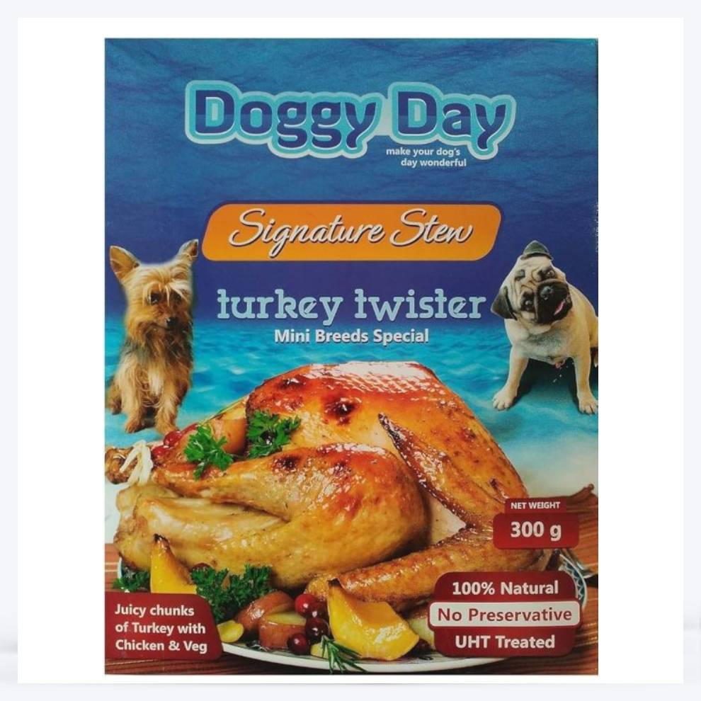 Doggy Day Signature Stew-Turkey Twister Wet Food For Dogs