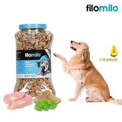 Filo Milo Real Chicken-Milk & Egg Flavour Biscuit For Dogs