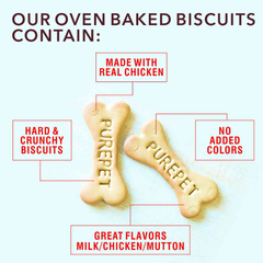 Drools Purepet Chicken Flavour Biscuit For Dogs
