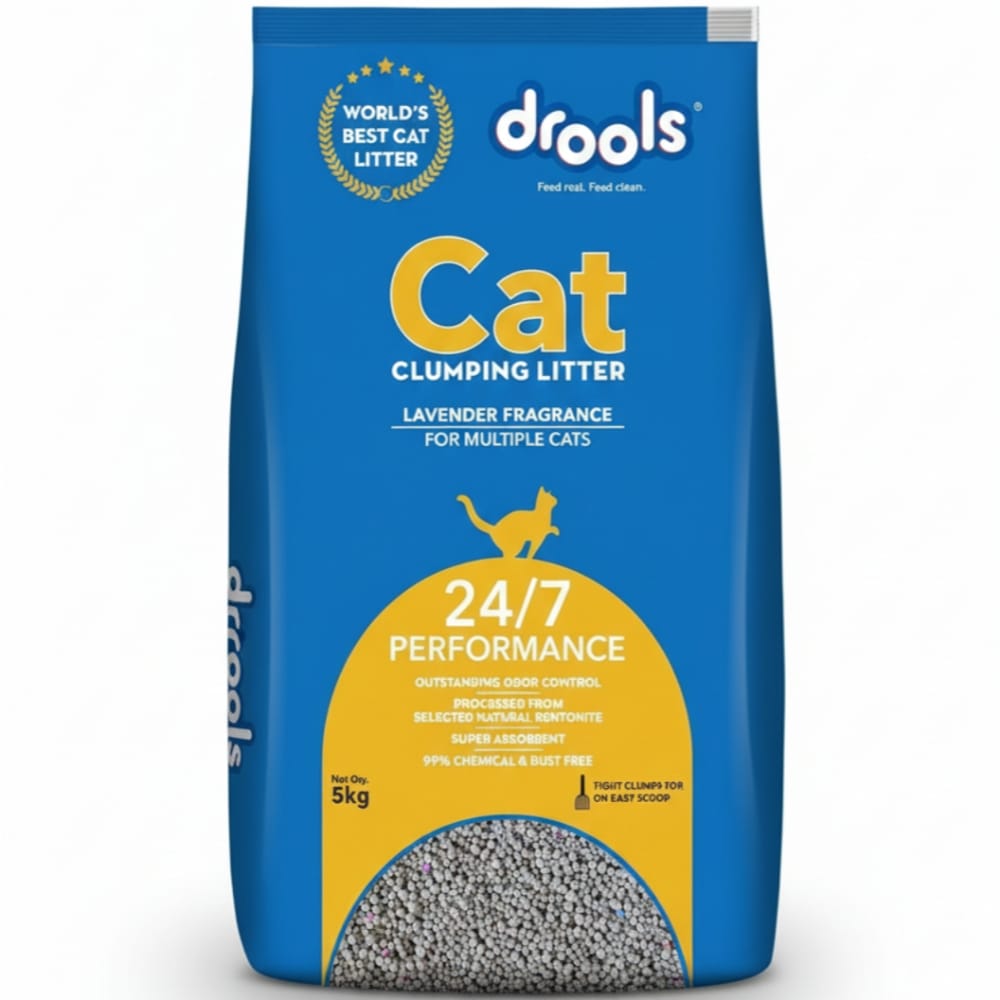 Drools Lavender Scented Clumping Cat Litter