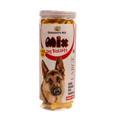 Naughty Pet Mix Non-Veg Wheat Free-Large Biscuits For Dogs
