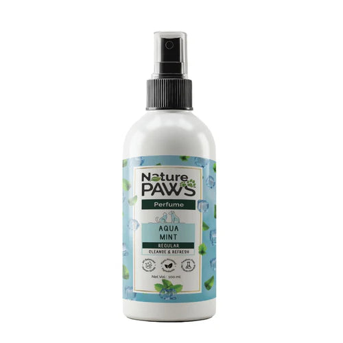 Regular - Pet Perfume Spray – Aqua Mint & Witch Hazel | Alcohol-Free, pH Balanced Deodorizing Spray for Dogs & Cats