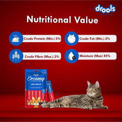 Drools Real Chicken Creamy Treat Pouch For Cats