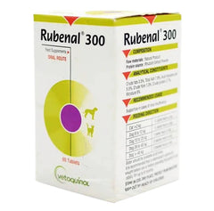 Vetoquinol Rubenal 300 Tablets for Dogs and Cats