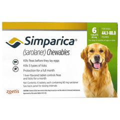 Zoetis Simparica (Sarolaner) Chewable Tablets for Dogs