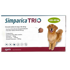Zoetis Simparica Trio Chewable Tablets for Dogs