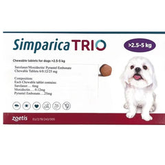 Zoetis Simparica Trio Chewable Tablets for Dogs