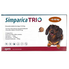 Zoetis Simparica Trio Chewable Tablets for Dogs