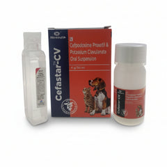 Mankind Cefastar CV DS (Cefpodoxime Proxetil) 30ml for Dogs and Cats