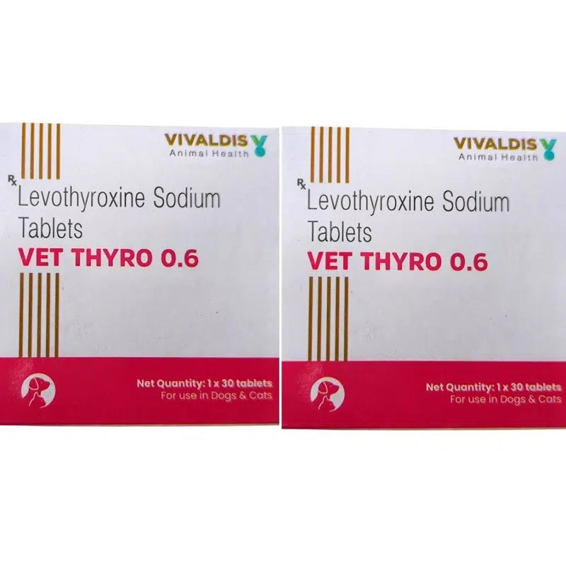 Vivaldis Vet Thyro 0.6mg Tablet For Dogs & Cats