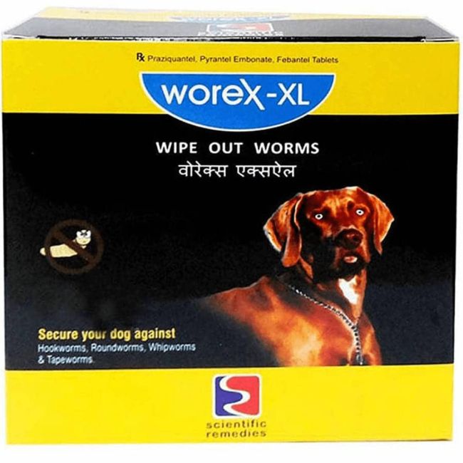 Scientific Remedies Worex XL Deworming Tablet For Dogs